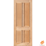 BAL-COL-4P luxury-grade timber door close-up