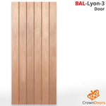 BAL-Lyon-3 entryway solid timber door for luxury homes