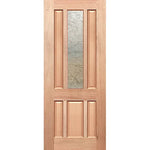 Subtle design door with frosted Rice Paper panel
