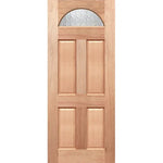 Carolina frame paired with cathedral glass insert