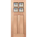 Edwardian-G style enriched by detailed floral triple glass