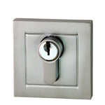 Nidus Square Eurobolt single cyl Visual Pack Brushed Nickel