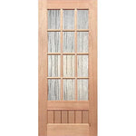 Structured glass panel with Seadrift design