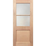 Elegant soft-finish French panel in 2L1P layout
