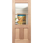 Laminated exterior glass with 2L2P frame configuration