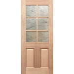 Smooth edges and soft texture of Half French 6L2P Rice Paper door