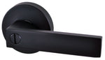Nidus Lonsdale Round Key in Lever Entrance Set Visual Matte Black