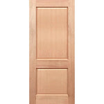 Elegant vertical split panels in door