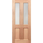 Simple elegance in translucent front door