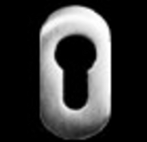 Low Narrow Round Euro Escutcheon