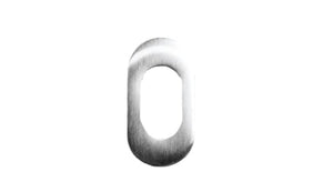 Narrow Round Oval Escutcheon