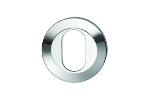 1360 Series Oval Cylinder Escutcheon - Grub Screw Fix