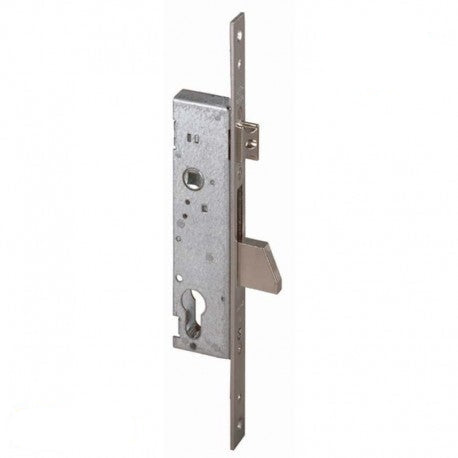 A metal deadbolt latch assembly with a keyhole cutout and latch bolt, shown on a plain white background with Ferayu branding in the corners.