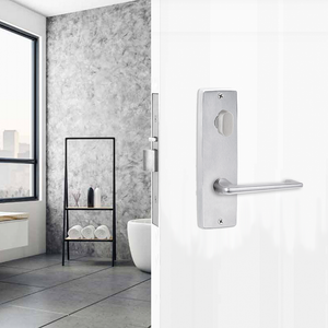 1904 Int Square End Plate With Turnknob & Lever