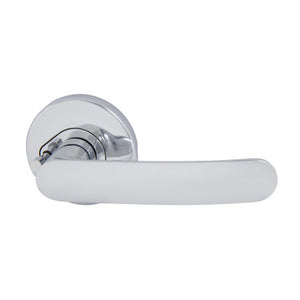 Contour Privacy Lever Set Smooth Round Rose