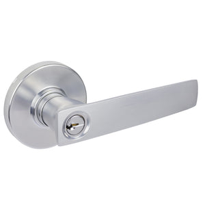 Aurora Entrance Keyed In Lever Set Round