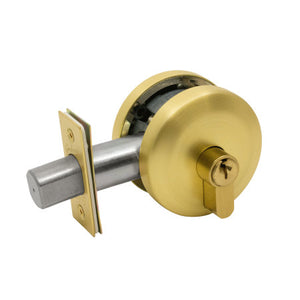 Double Cylinder Smooth Round Deadbolt
