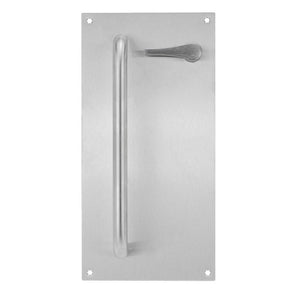209 Interior Plate – Cylinder Hole, Disabled Turn & Various Pull Handles (LH/RH) | AMS Doors