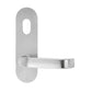 212 Exterior Plate – Cylinder Hole, Emergency Turn & Multiple Lever Options | AMS Doors