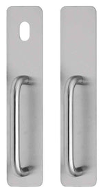 216 Exterior Plate – Pull / Push Options & Privacy Turn | AMS Doors