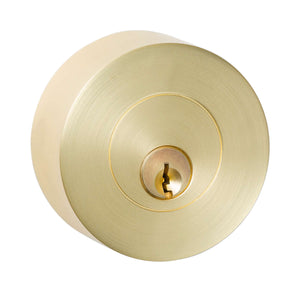 Flat Round Double Cylinder Deadbolt
