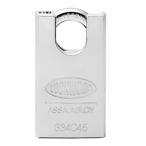 334C/M/S 45mm Padlocks – Steel or Stainless Steel Body – Various Shackle & Key Codes