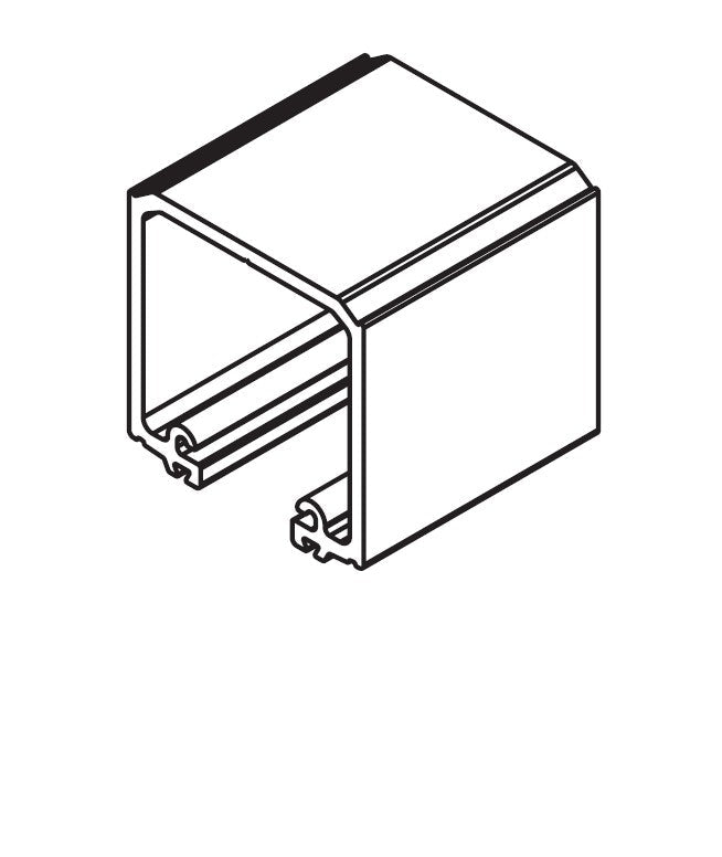 Black and white line drawing of a profile track section labeled 'No. 350 TRACK' on a plain white background.