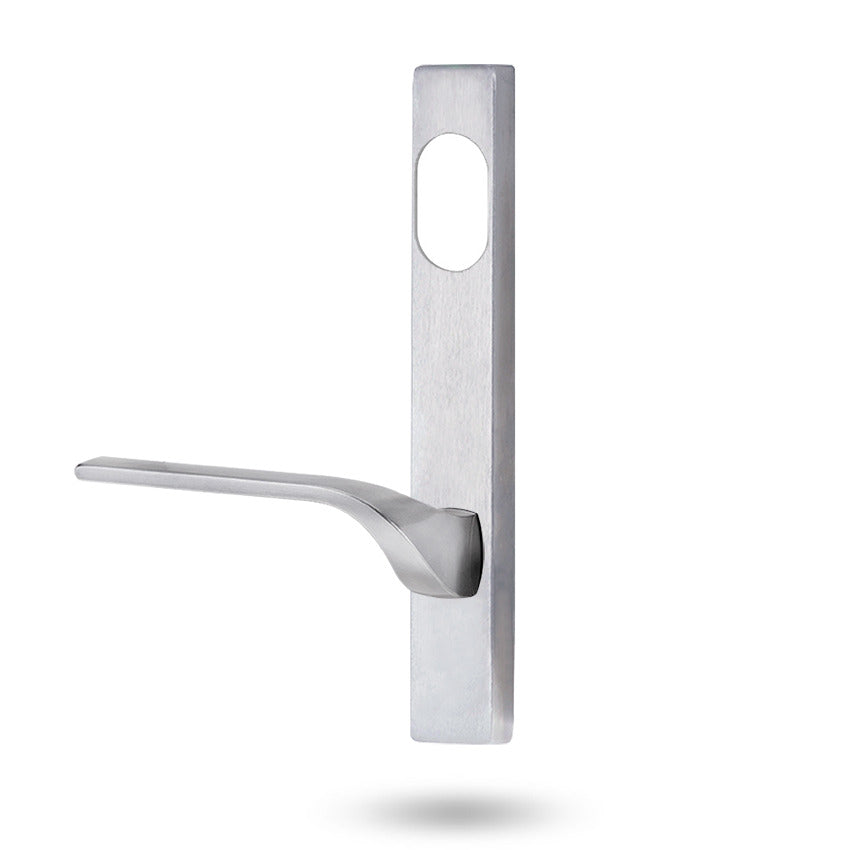 4801 Series Square End Plates – Cylinder Hole – Multiple Lever Options | AMS Doors