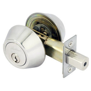 Contractor Round Double Cylinder Deadbolt