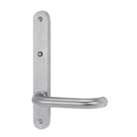 5922 Round End Plate with LED Lens & Lever | AMS Doors
