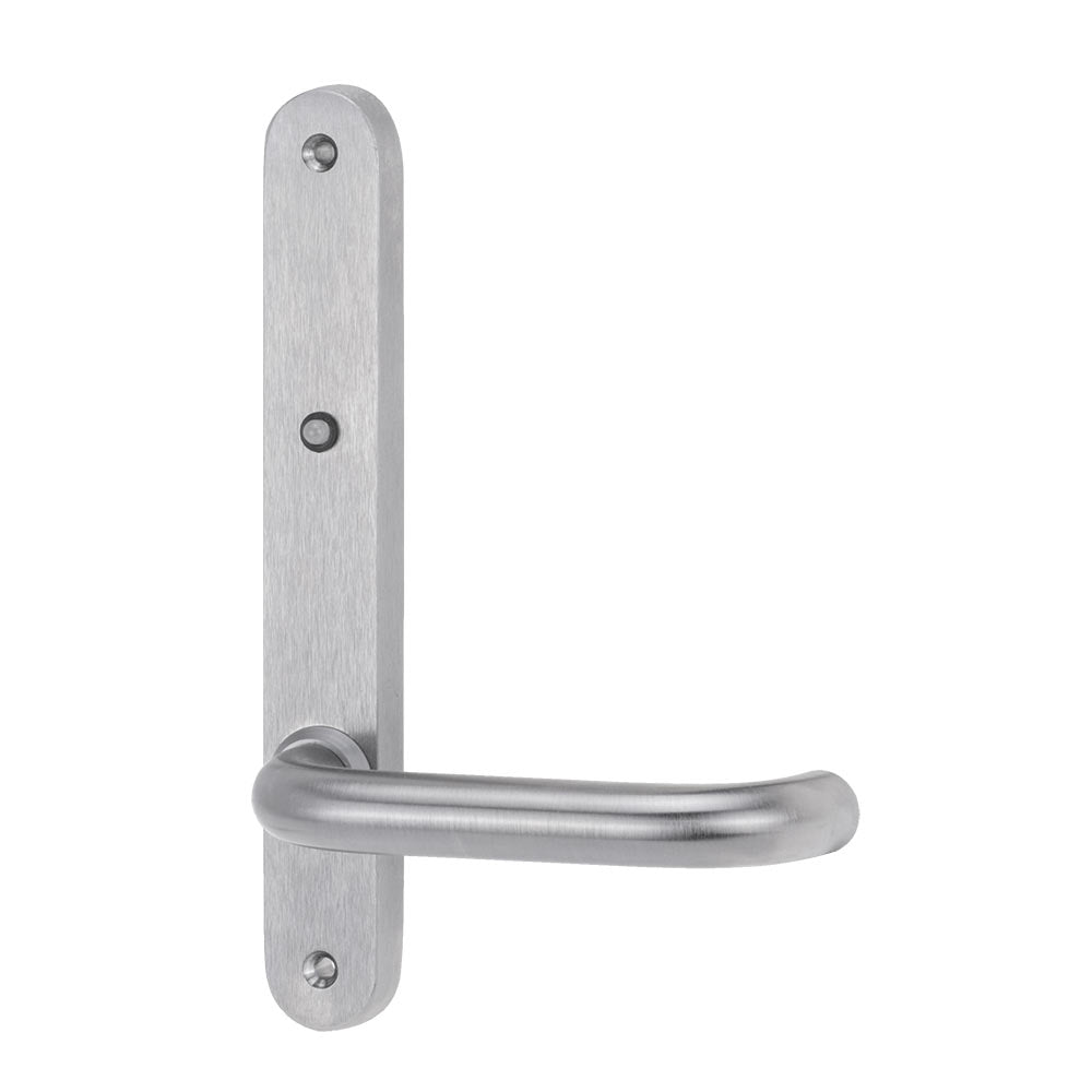 5922 Round End Plate with LED Lens & Lever | AMS Doors