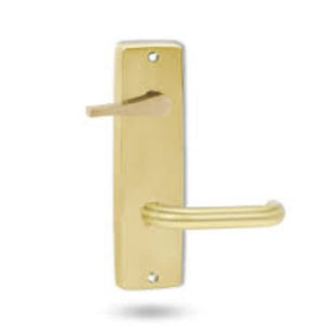 1839 Square End Plate With Disabled Turn & Lever