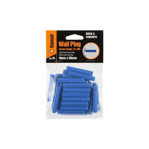 50mm Blue Plug Pk-50