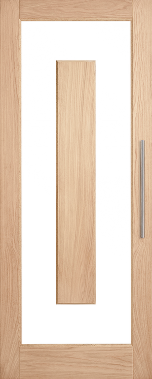 Lumina White Oak ALUM 1 External Door