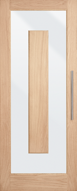 Lumina White Oak ALUM 1 External Door