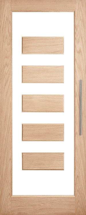 Lumina White Oak ALUM 5 External Door