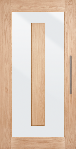 Lumina White Oak ALUM WS 1 External Door