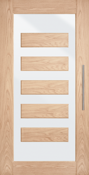 Lumina White Oak ALUM WS 5 External Door