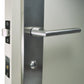 Nidus Lever on longplate privacy set without latch or privacy bolt
