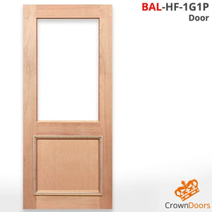 BAL-HF-1G1P Solid Timber Internal Door - Unglazed