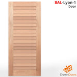 BAL-Lyon-1 entryway solid timber door for luxury homes