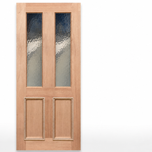 BAL12.5 Traditional Entrance Door - Decorative Glass