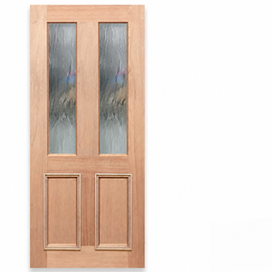 BAL12.5 Traditional External Door - Decorative Glass
