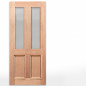 BAL12.5 Traditional Entrance Door - Double-Glazed Glass