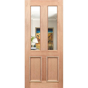 BAL19 Traditional Entrance Door - Toughened Glass