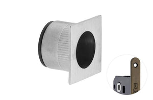 Sennheiser microphone capsule on a white background