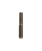 Metallic cylindrical object on a transparent background