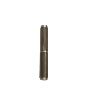 Metallic cylindrical object on a transparent background