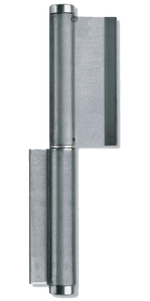 Metal router bit on a white background