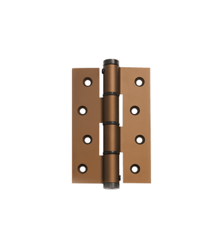 Bronze door hinge on a transparent background